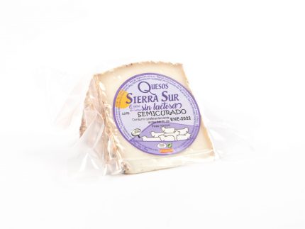 Queso semicurado de cabra sin lactosa cuña