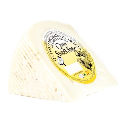 Queso semicurado de mezcla, cuña 1/8
