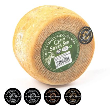 Queso semicurado de cabra mediano